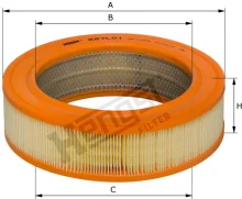 HENGST FILTER vzduchový filter E87L01