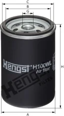 HENGST FILTER vzduchový filter H100WL