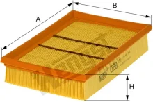 HENGST FILTER vzduchový filter E886L